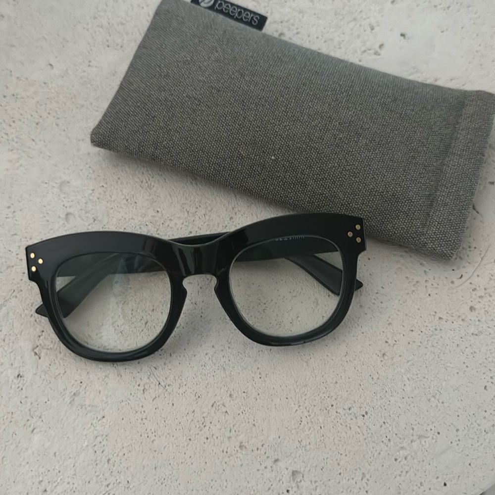 Peepers Black Reading Glasses